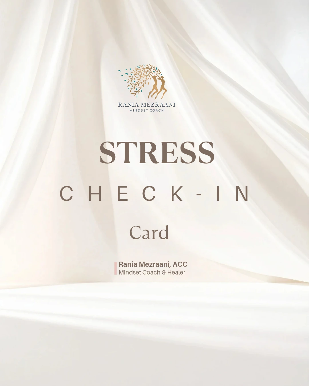 Stress Check-in Card cover